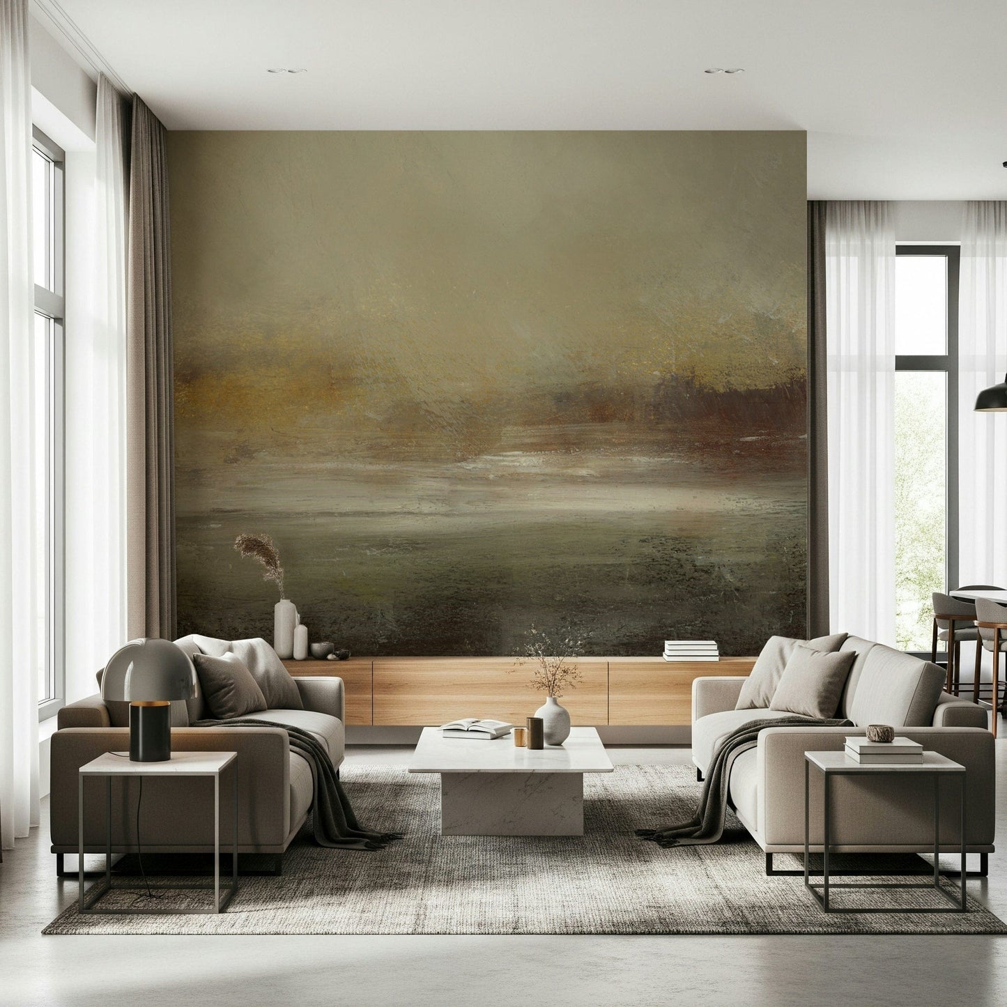 Abstract Horizon Wall Mural -2937857