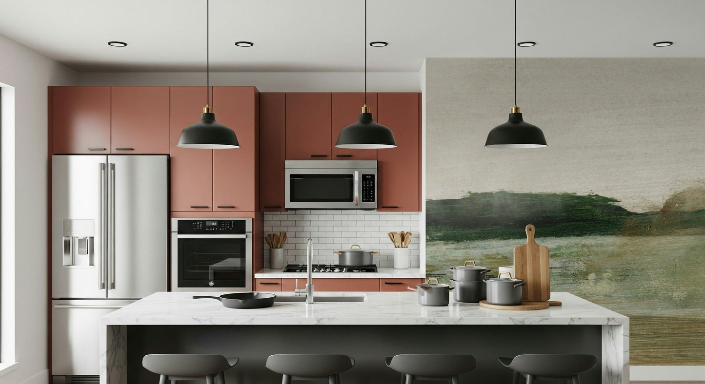 Brushstroke Horizon Wall Mural -2938603