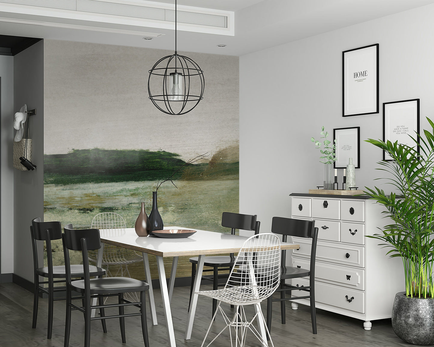 Brushstroke Horizon Wall Mural -2938603