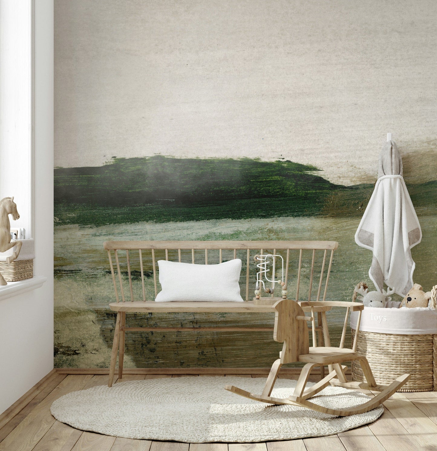 Brushstroke Horizon Wall Mural -2938603