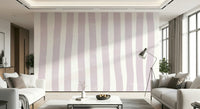 A serene abstract line wall mural for your decor.
