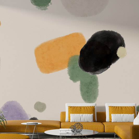 Clam Tone Composition Wall Mural