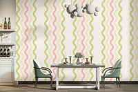 The design features a repeating pattern of soft, circular ripples.

