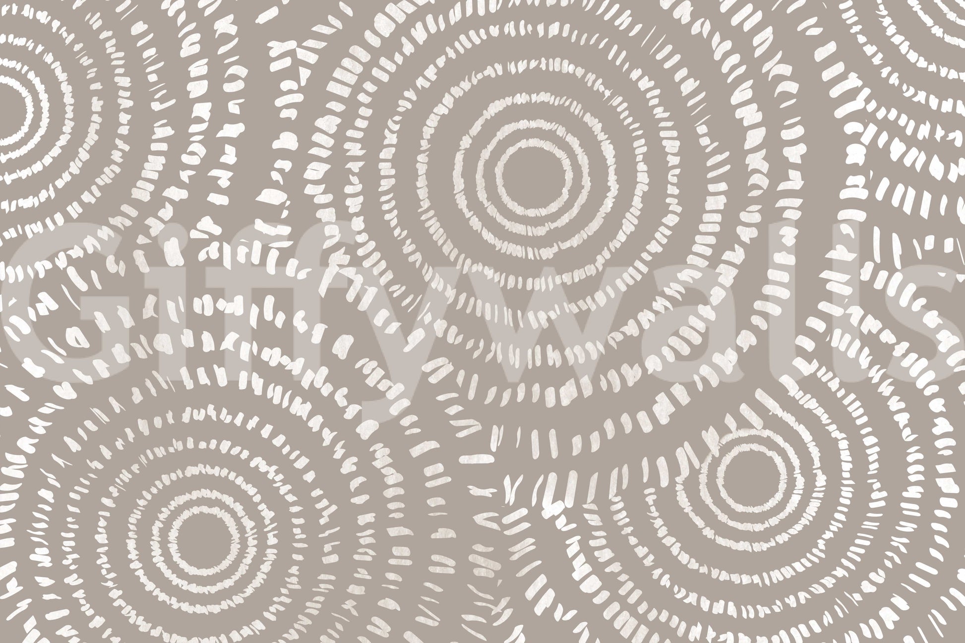 A tranquil subtle texture mural on the wallpaper.