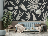 A serene subtle pattern wall mural for your decor.

