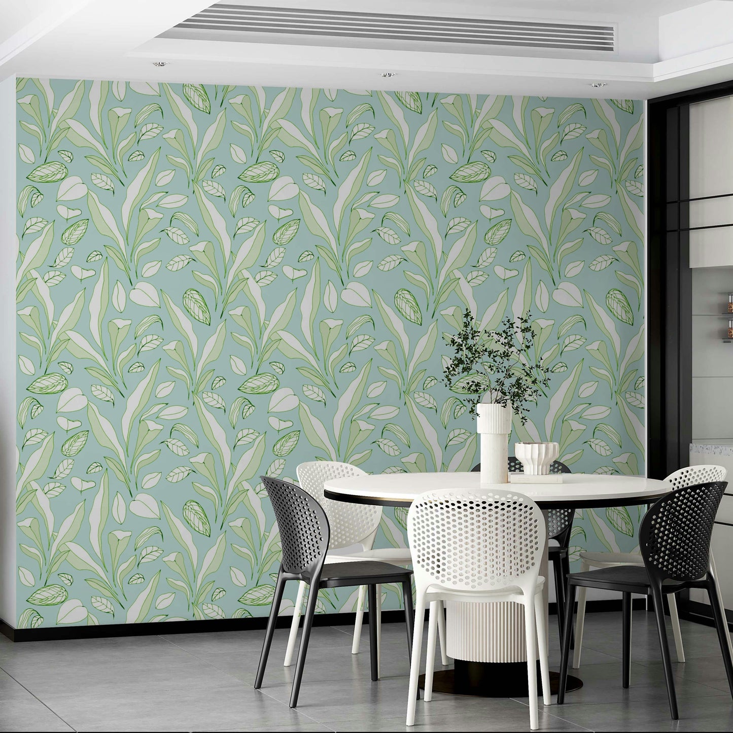 The outlines of the leaves are rendered in a fine, dark line.

