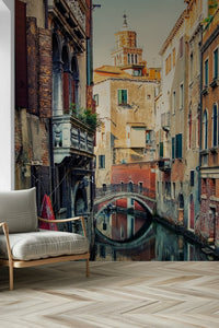 Old Italian architecture Canal View wallcovering home décor