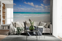 Panoramic wall mural Cancun Beach tranquil sea nature backdrop