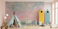 Candy Clouds wallpaper mural - Giffywalls