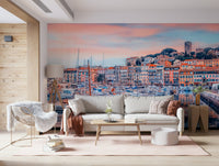 Cannes Vista wallpaper capturing French seaside urban landscape