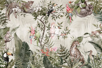 The style is a soft-focus illustration or a painterly design.

