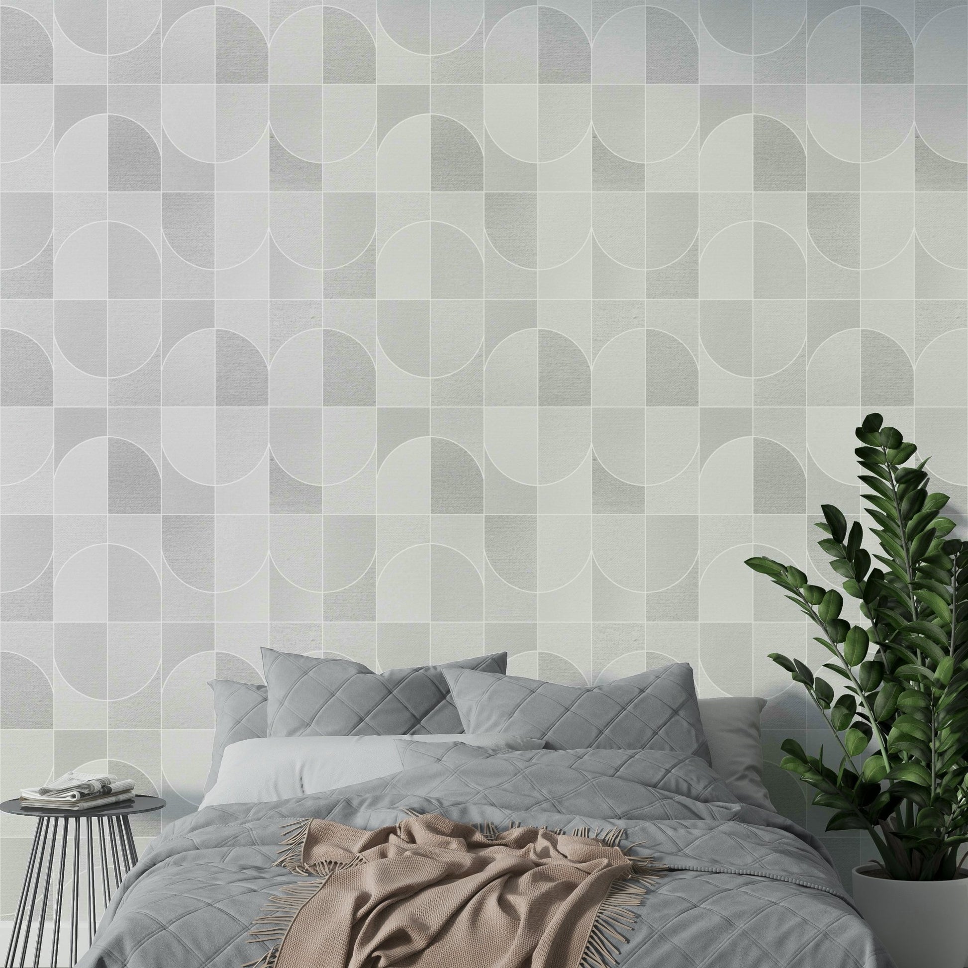 Wall decor evoking contemporary elegance and harmony.

