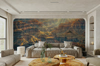 The design has a very polished and luxurious effect on the space.

