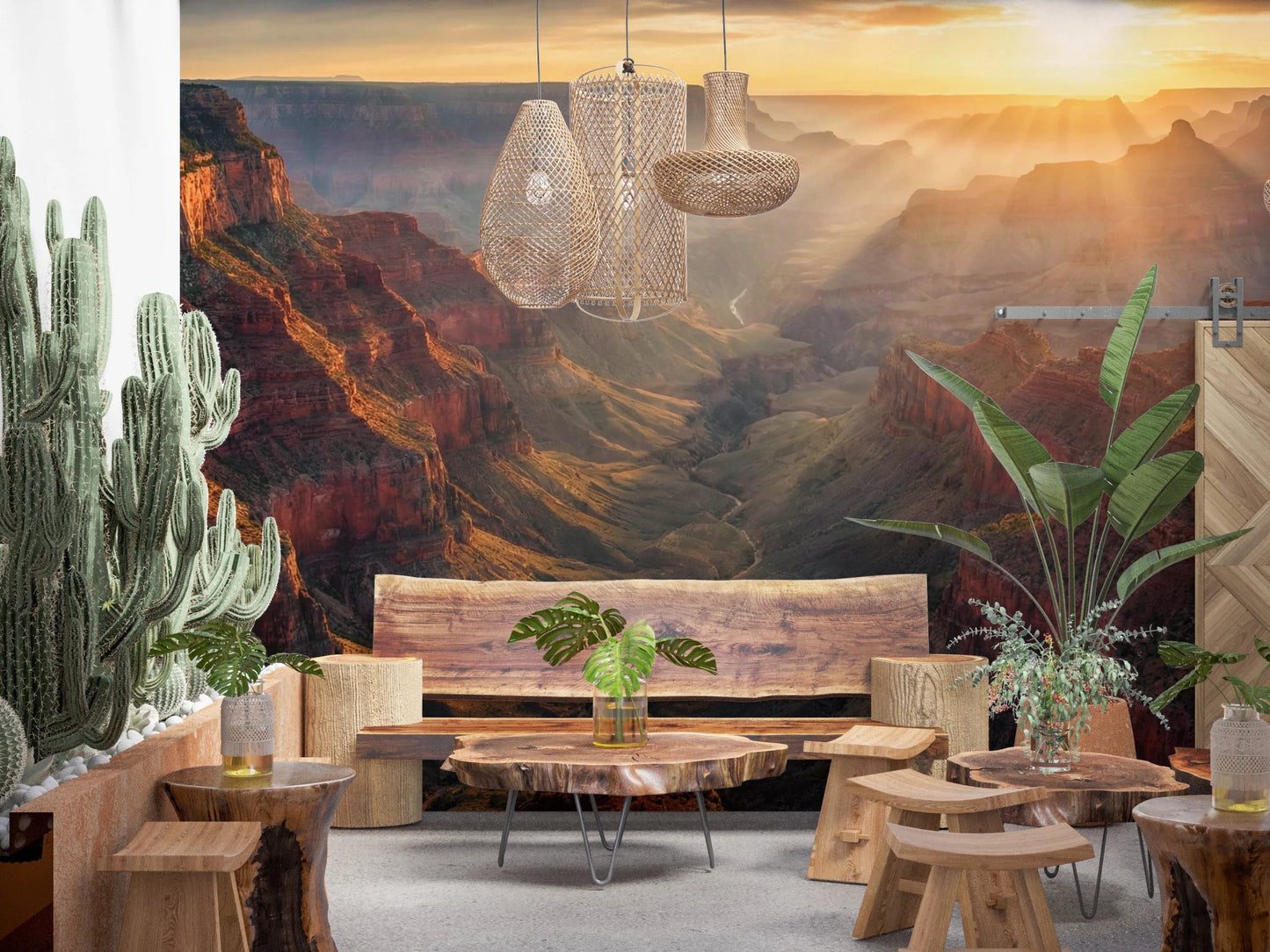 Canyon Sunrise Majesty Wall Mural