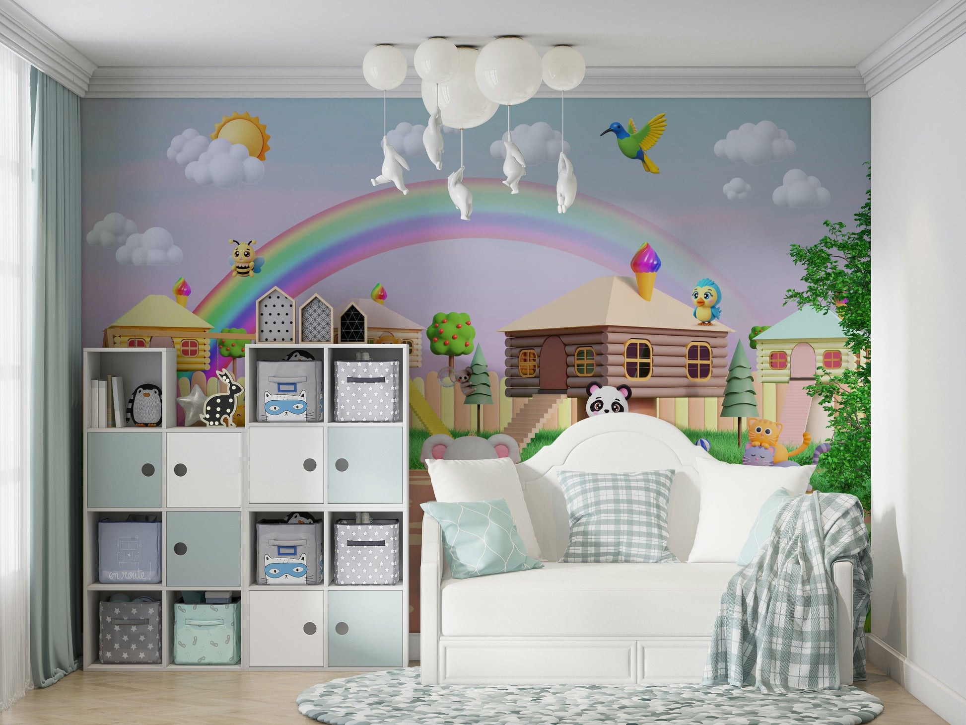 The overall feel is cheerful and active.

