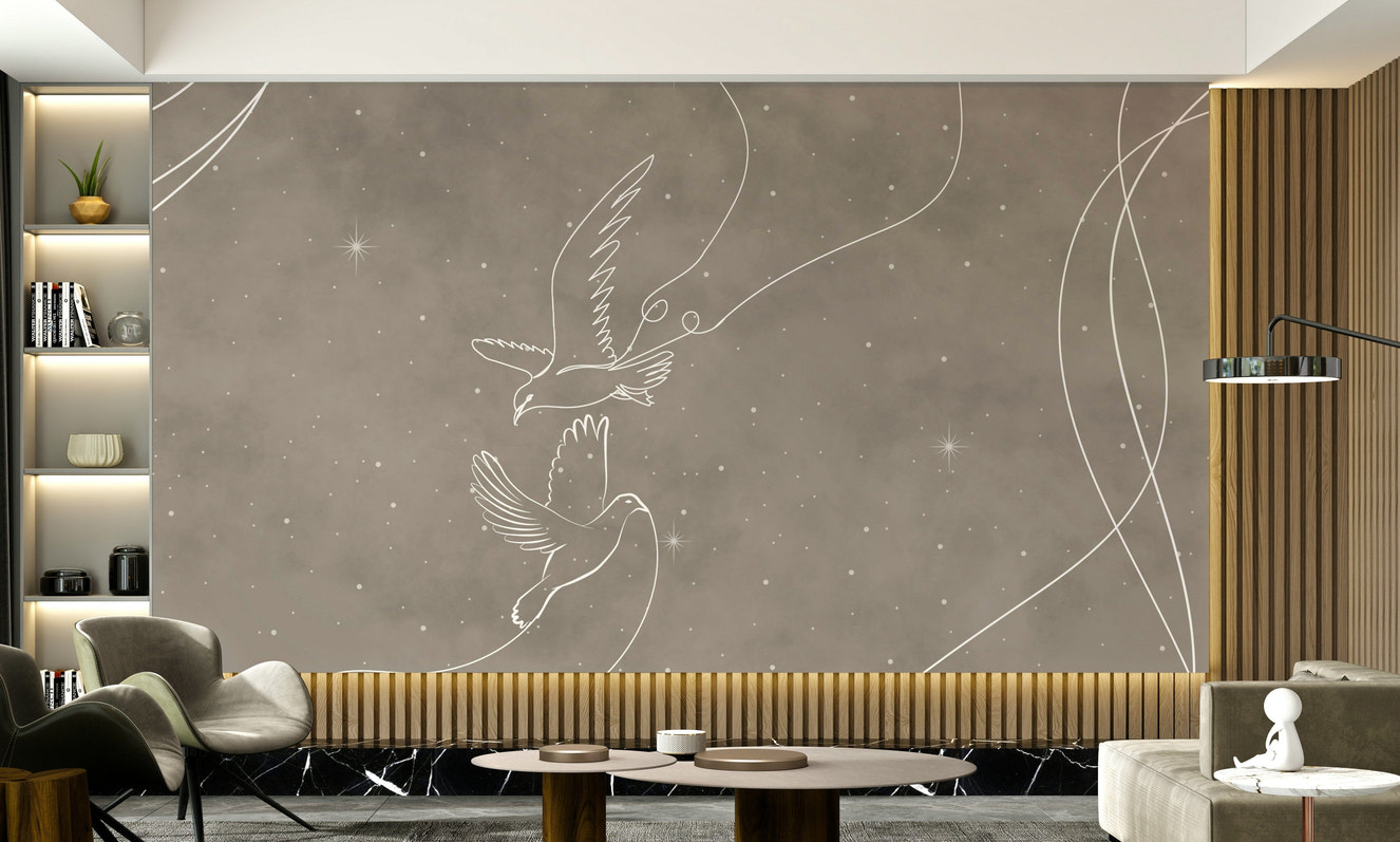 The image feels peaceful and restful.