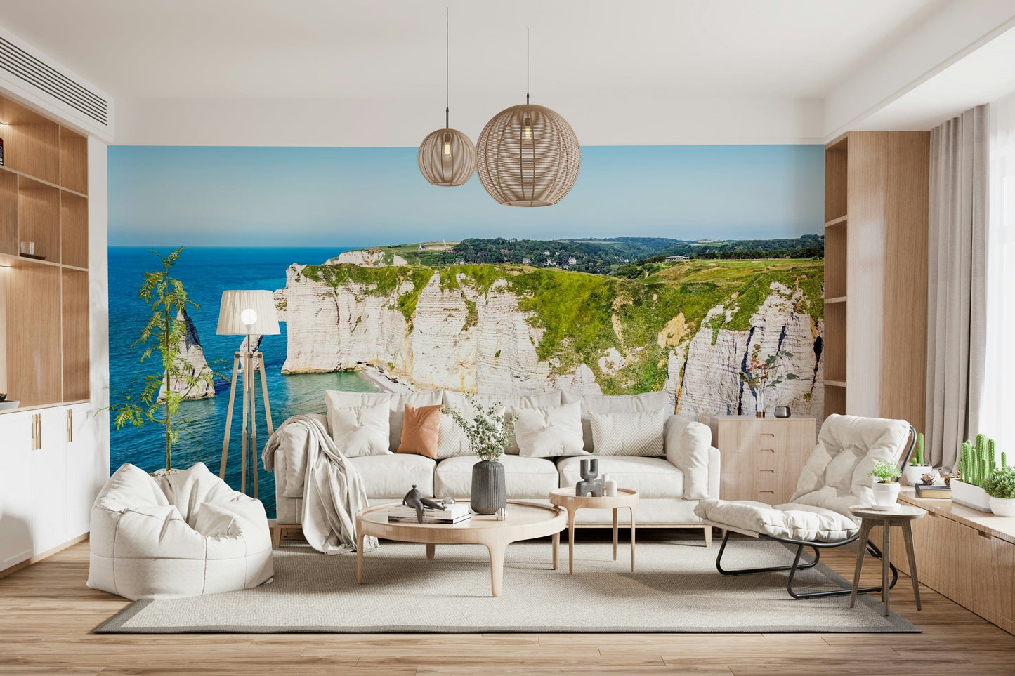 Chalk Cliffs Vista Wall Mural