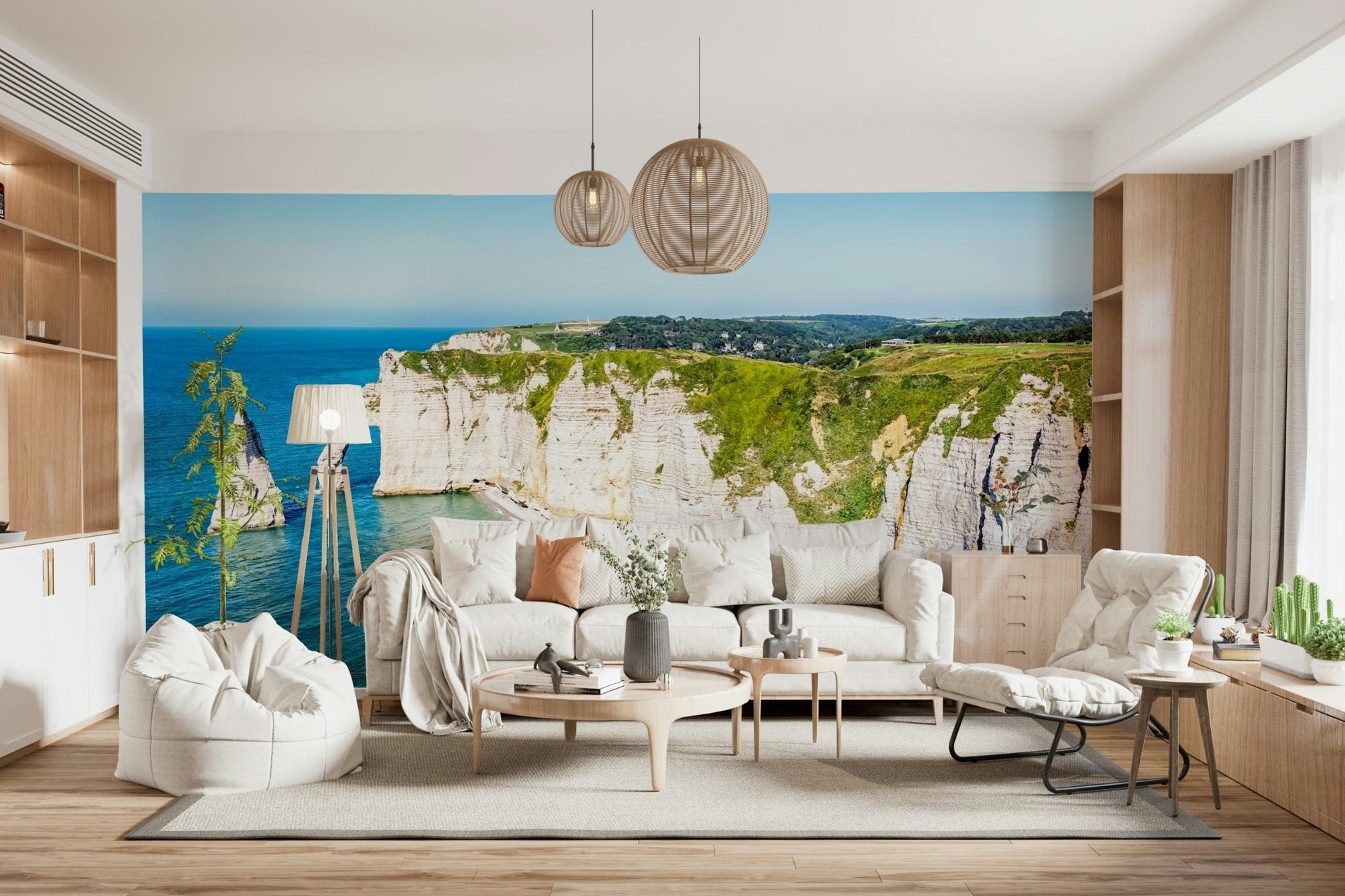 Chalk Cliffs Vista Wall Mural