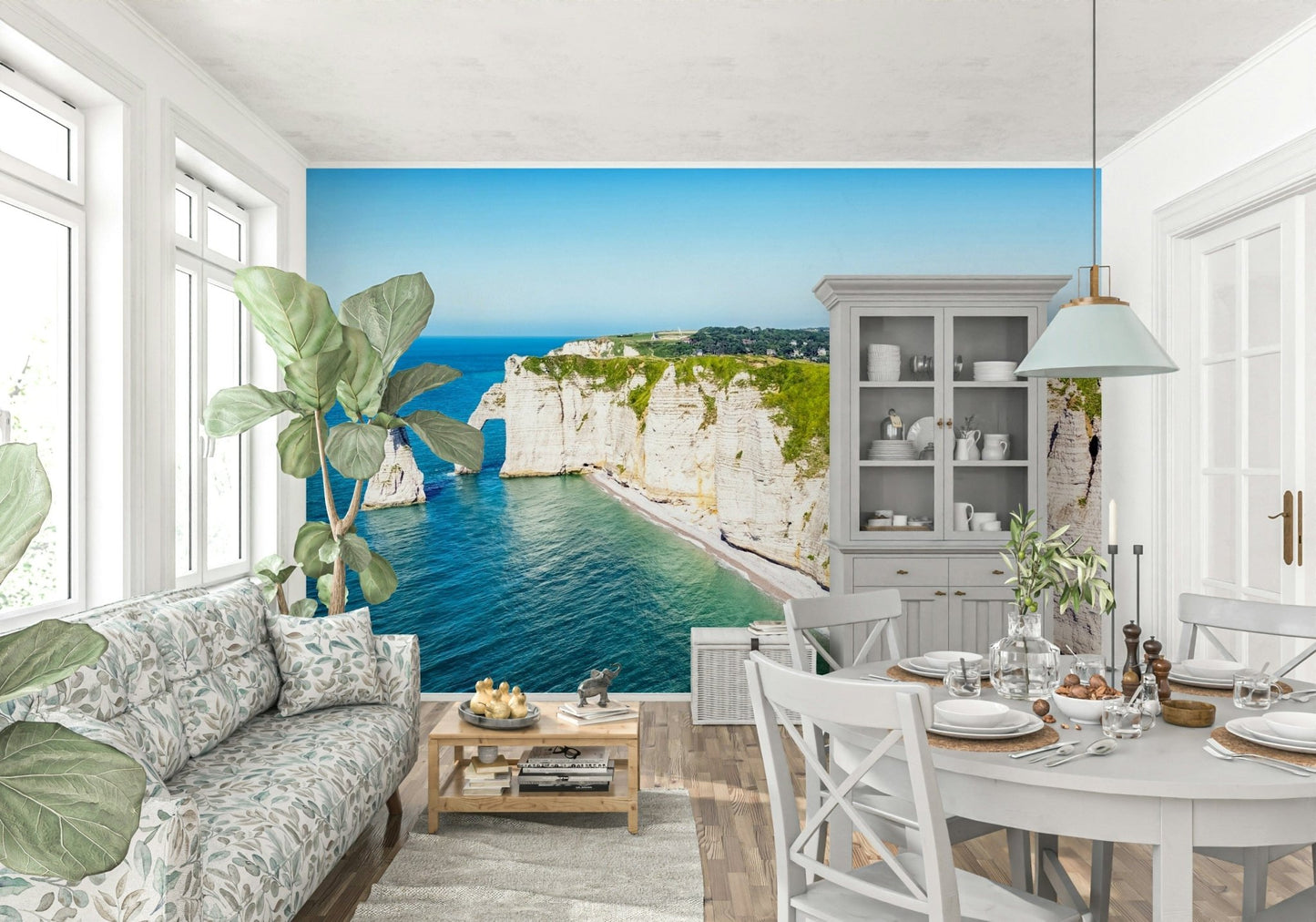 Chalk Cliffs Vista Wall Mural