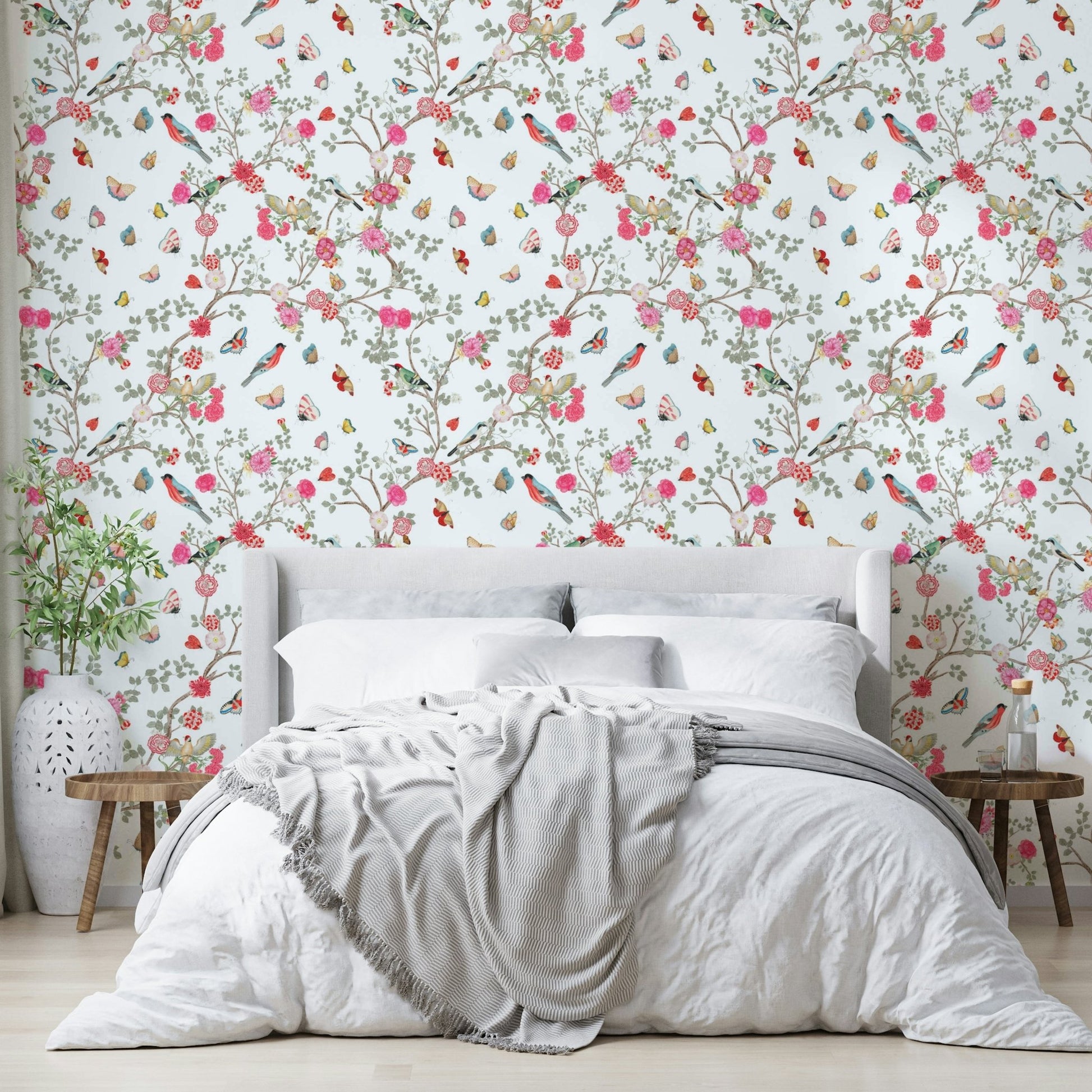 Wall mural with a classic, hand-painted look.

