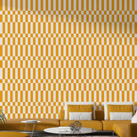 The colors are vibrant and cheerful, with a strong yellow presence.

