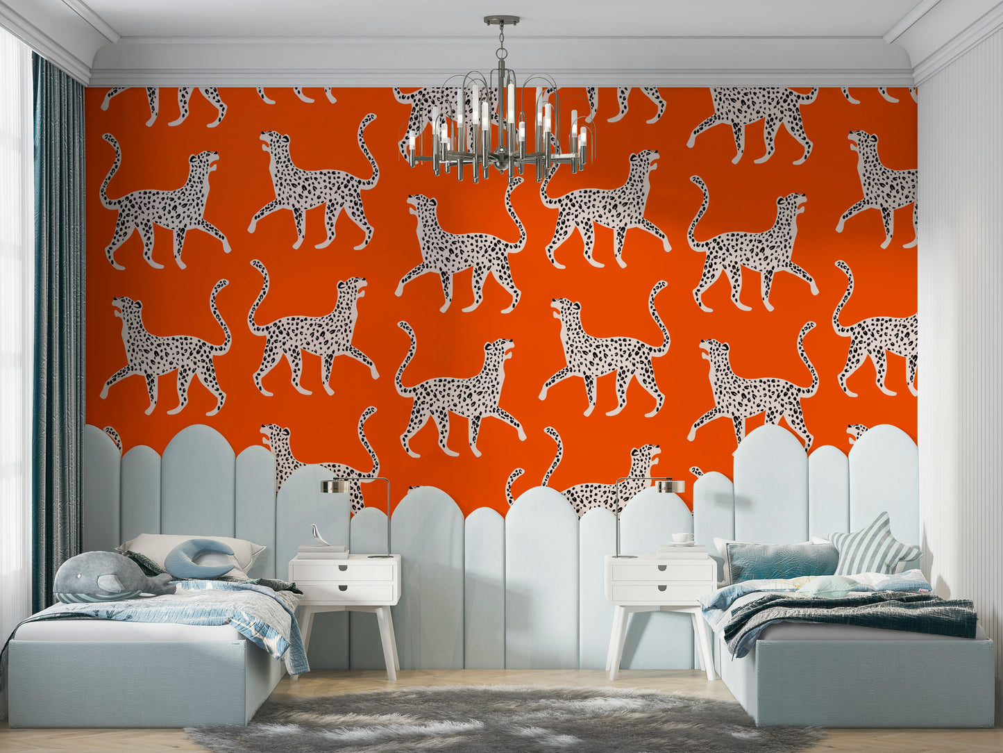 Cheetah wall art for trendy interiors

