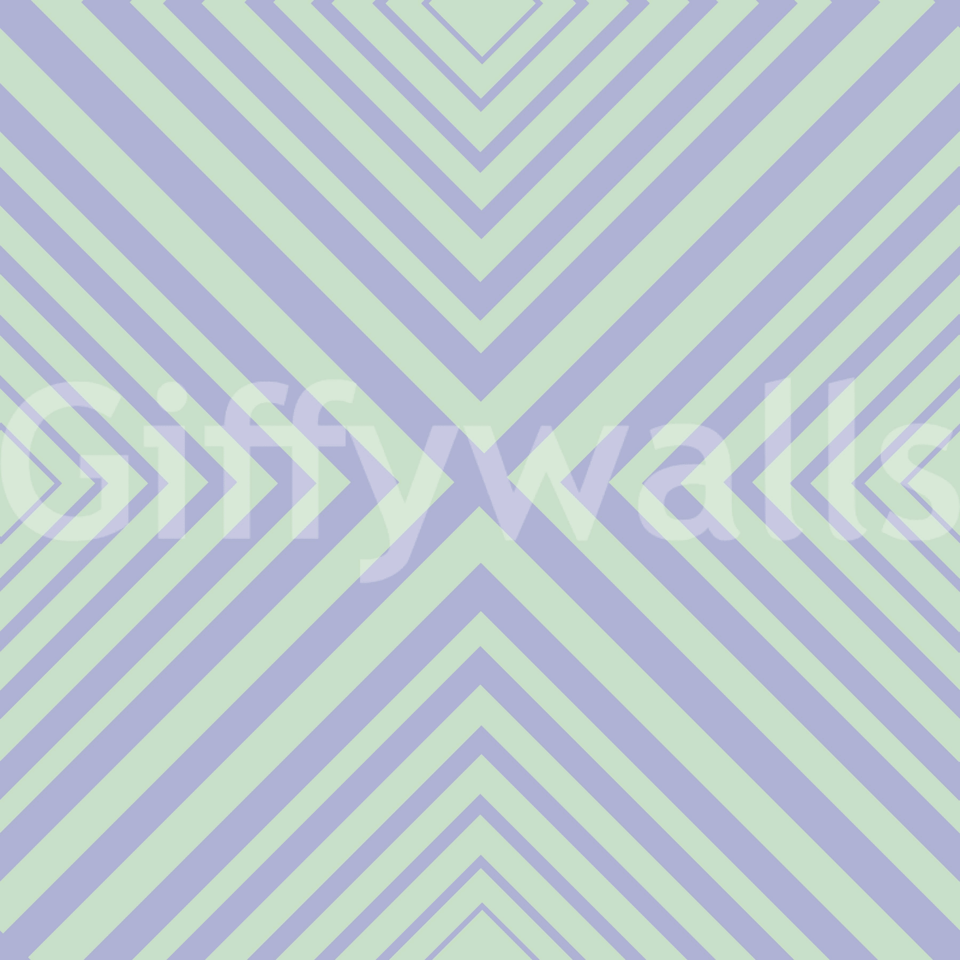 Fresh Chevron Dreams mural room accent striking symmetry lovely.