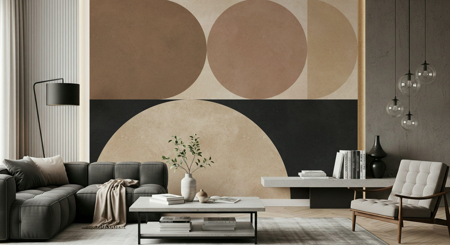 A serene abstract pattern wall mural for your decor.

