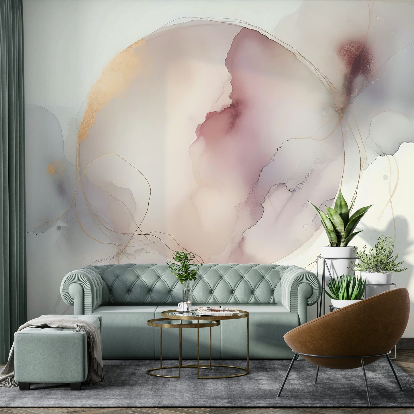 Circle of Serenity Wall Mural
