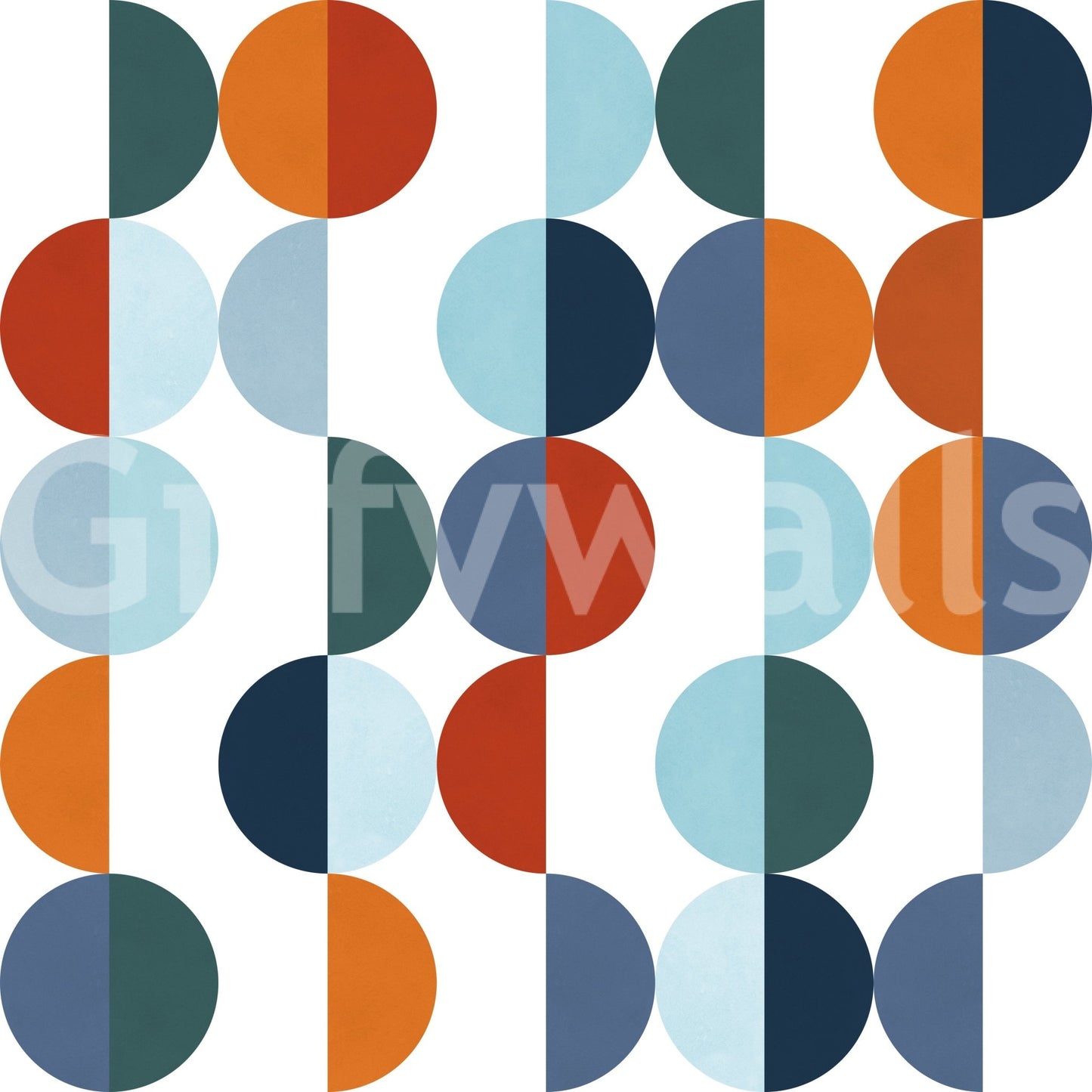 The Circular Symmetry mural makes a sophisticated and subtle statement.

