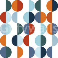 The Circular Symmetry mural makes a sophisticated and subtle statement.

