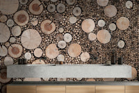 Organic wooden texture wallpaper

