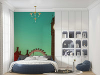 City Timepiece Wall Mural
