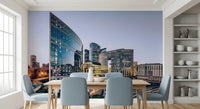 Cityscape Lights Wall Mural