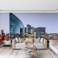 Cityscape Lights Wall Mural