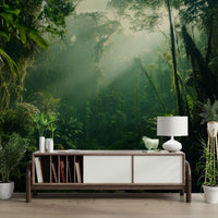 An artistic nature inspired mural for home decor.

