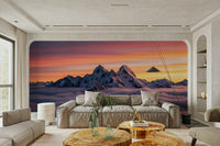Wall mural showing a quiet sky scene

