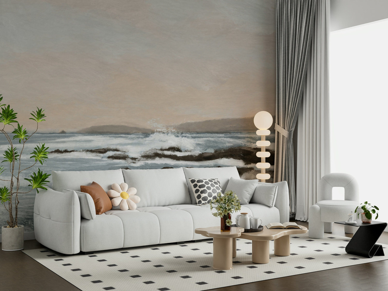 Coastal Hues Wall Mural -2817437