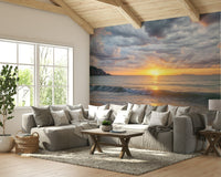 Coastal Dawn Serenity Wall Mural