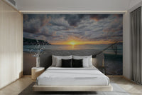 Coastal Dawn Serenity Wall Mural