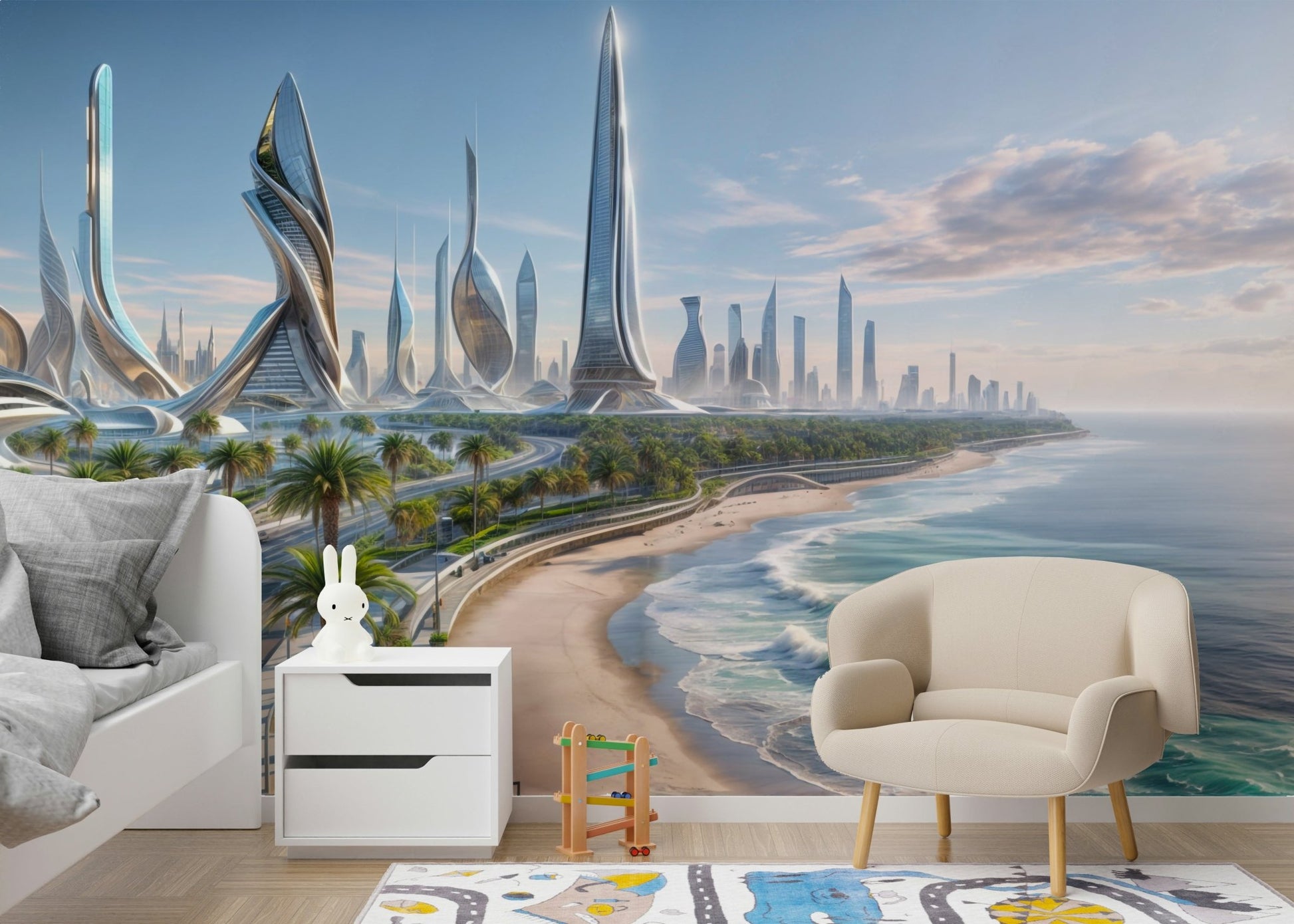 The design gives a feeling of quiet, natural beauty.

