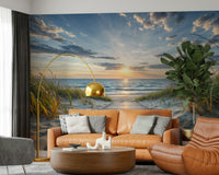 Coastal Path Serenity Wall Mural
