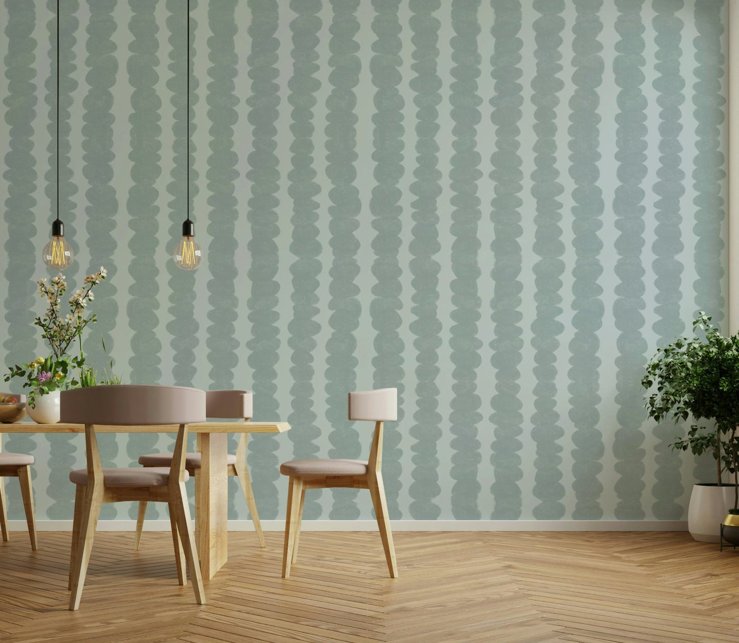 Subtle pebble pattern wallpaper with coastal charm

