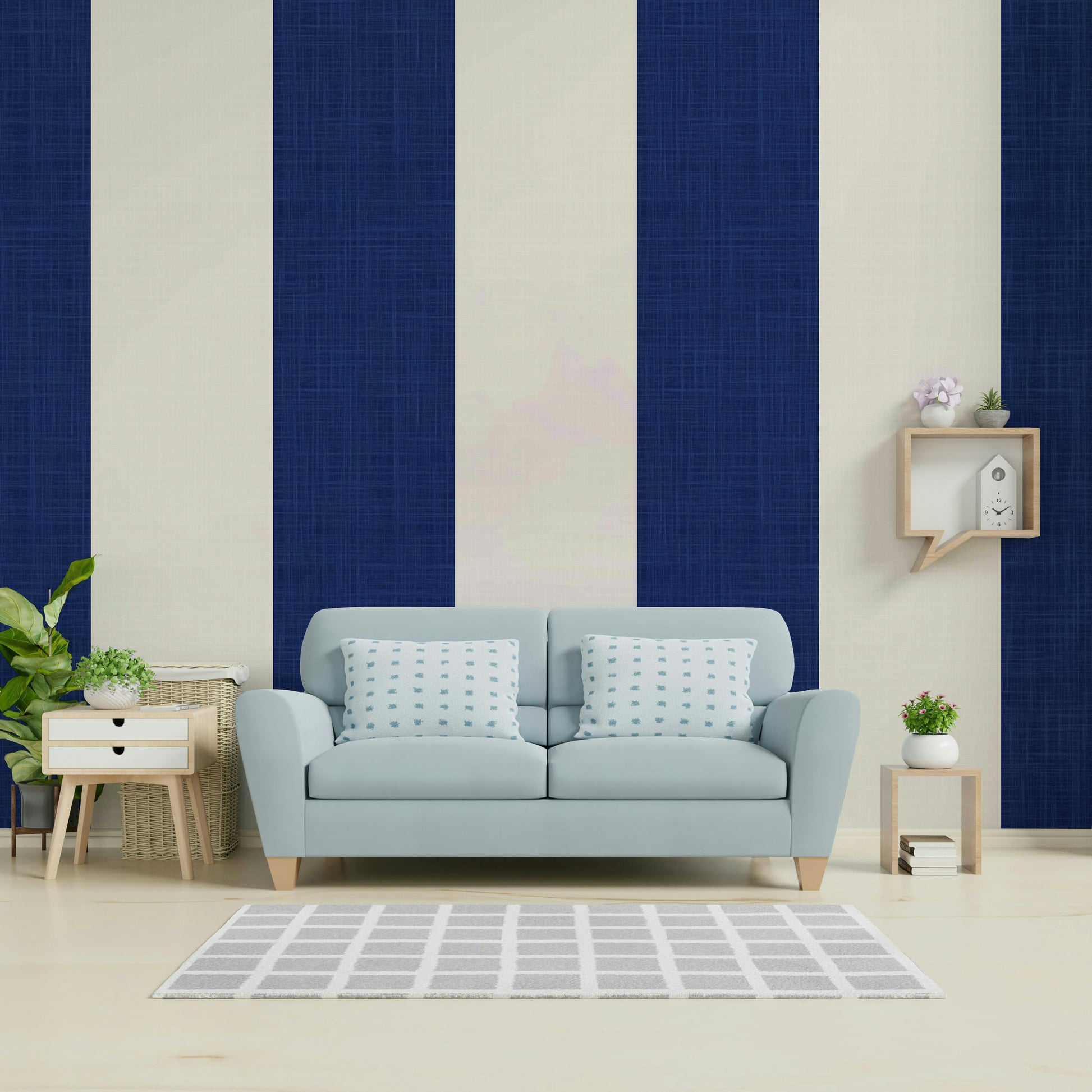 Fresh coastal color wallpaper

