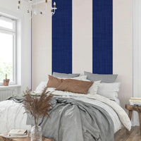 Classic nautical stripe wallpaper

