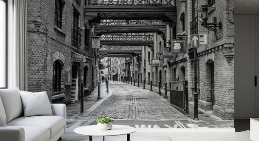 Cobbled Street Wall Mural