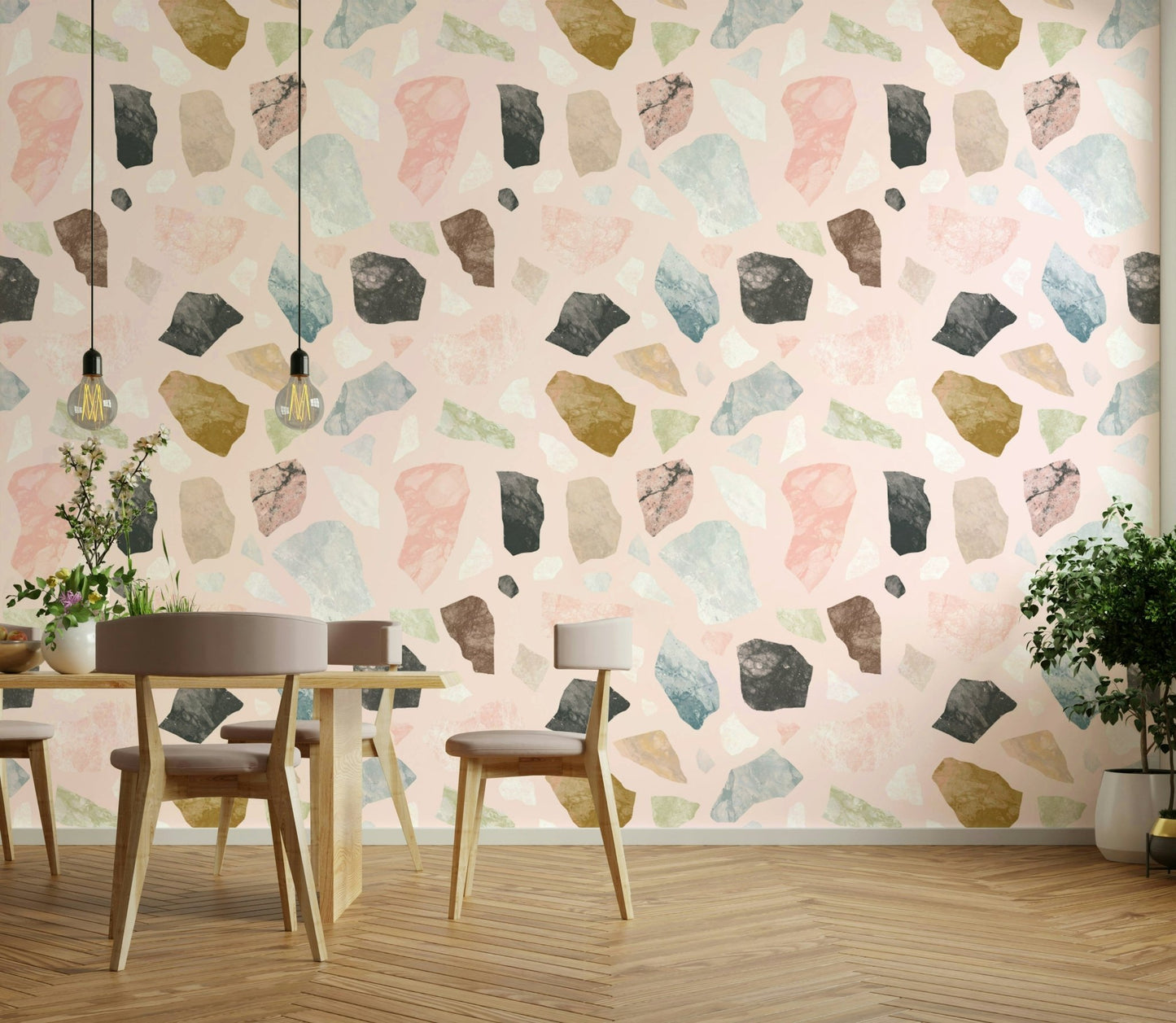 Minimalist Cocceiomotiflow Wallpaper for accent walls

