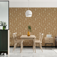 Wallpaper design inspired by cocktail hour elegance

