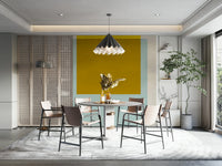 The style is modern and sophisticated.

