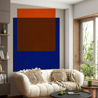 The mural gives a feeling of depth and dimension.

